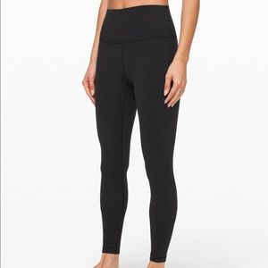 Lululemon black leggings size 8